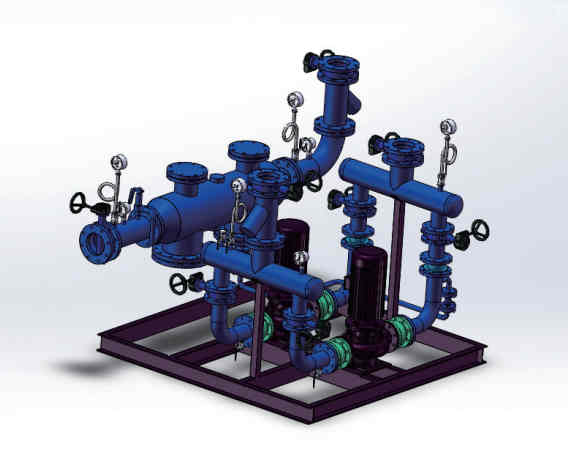 高層建筑直連供暖機組